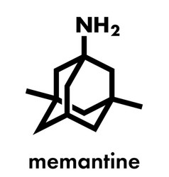 Memantine Alzheimers Disease Drug Molecule