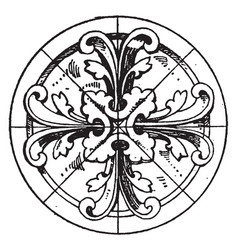 Modern Circular Panel Is A Early Gothic Design