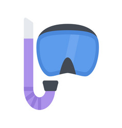 Beach And Camping Icons Diving Mask