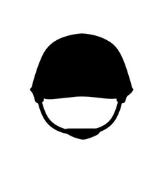 Military Helmet Silhouette Art