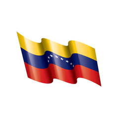 Venezuela Flag On A White