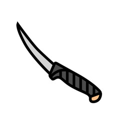 Butcher Meat Knife Color Icon