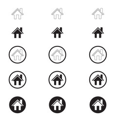 Simple Set Of Home Icon Home Icons