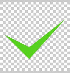 Green Check Mark Icon With Transparent Background