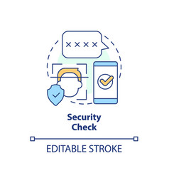 Security Check Concept Icon