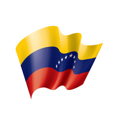 Venezuela Flag On A White