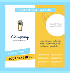 Coffin Company Brochure Template Business