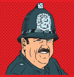 Avatar Portrait Of A British Police Officer