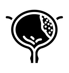 Bladder Cancer Glyph Icon