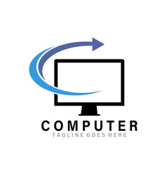 Computer Repair Logo Icon Logo