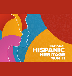 National Hispanic Heritage Month Holiday Concept