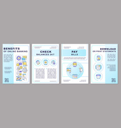 E Banking Advantages Brochure Template