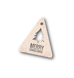 Christmas Tree Diecut Tag