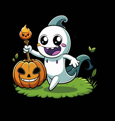 Halloween Cute Ghost High Quality