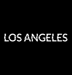 Los Angeles Typography Text La Modern Design