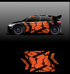 Rally Car Decal Graphic Wrap