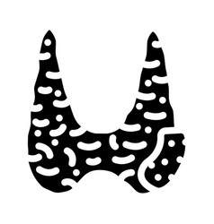 Thyroid Cancer Glyph Icon