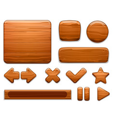 Wooden Ui Wood Textured Plate Frame Cartoon