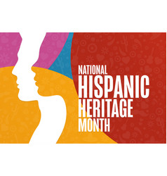 National Hispanic Heritage Month Holiday Concept