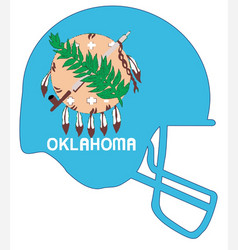 Oklahoma State Flag Football Helmet