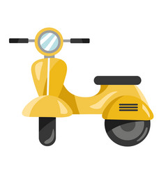 Yellow Motorcycle Vehicle