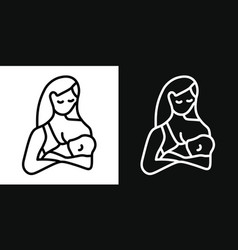 Breastfeeding Icon Setmother Feed Brrast Milk To