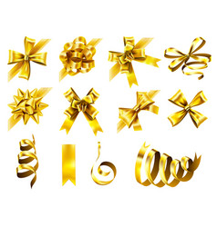 Decorative Corner Bow Golden Favor Ribbon Yellow