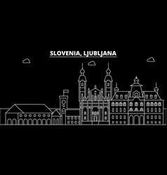 Ljubljana Silhouette Skyline Slovenia