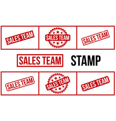 Sales Team Rubber Stamp Set