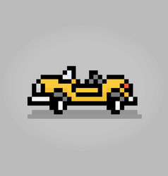 Classic 8 Bit Car Pixel Art