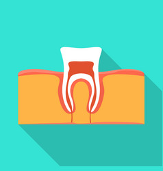 Isolated Object Tooth And Gingiva Logo Web