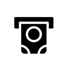 Money Dispenser Black Glyph Ui Icon