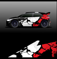 Rally Car Decal Graphic Wrap