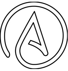 Atheism Agnosticism Line Icon