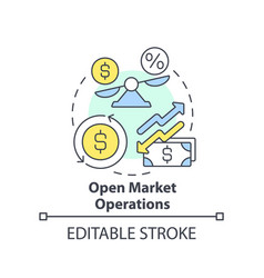 Open Market Operations Concept Icon