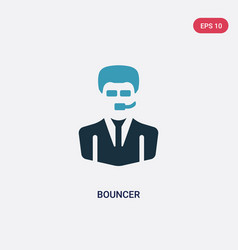 Two Color Bouncer Icon From Professions Jobs