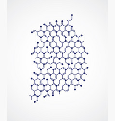 Korea Biomedical Map Molecular Structure