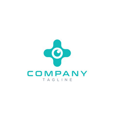 Medical Pharmacy Eye Logo Design