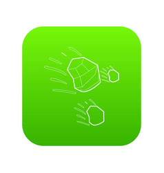 Throwing Stones Icon Green