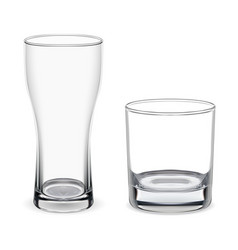 Beer Whiskey Glass Isolated Goblet Mockup 3d