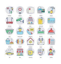 Set Of Home Services Icons