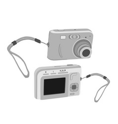 Video Digital Camera Isolated