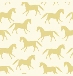 Wild West Seamless Pattern With Horses