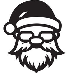 Cool Yule Icon Black Santa Iced Out