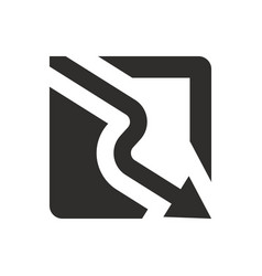 Decreasing Arrow Report Icon