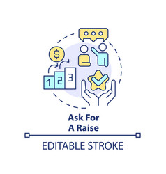 Ask For Raise Concept Icon