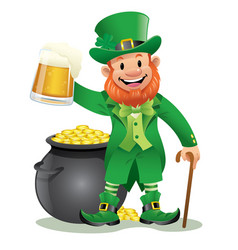 Leprechaun With Beer