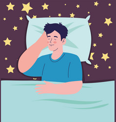 Man Sleeping With Stars