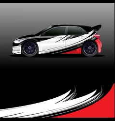 Rally Car Decal Graphic Wrap