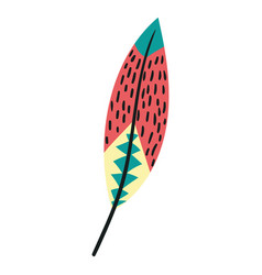 Flat Boho Birds Feather